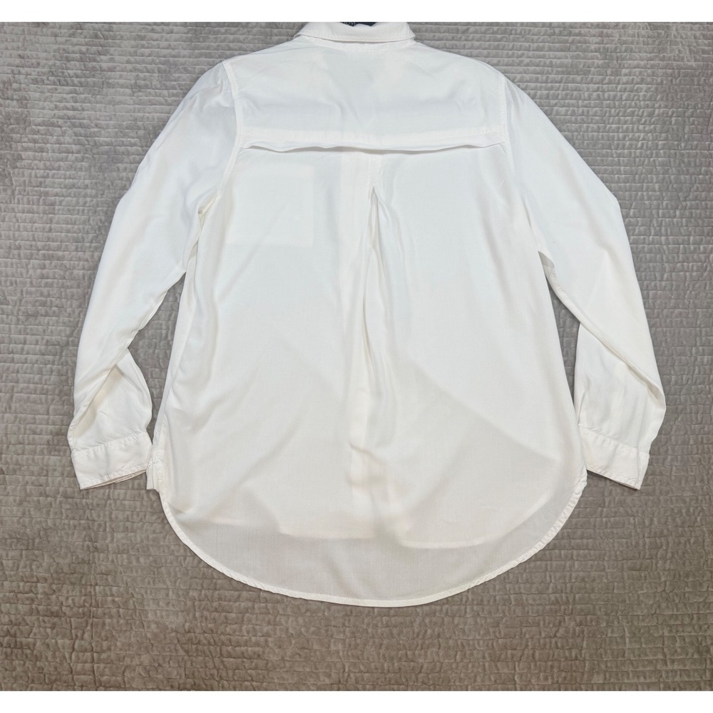 BEACHLUNCHLOUNGE Arya White Button-Down Shirt Size Small - Picture 2 of 7